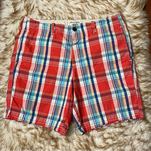 Abercrombie Men’s plaid shorts - Picture 1 of 7